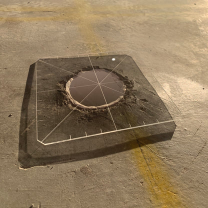 10" Plexiglass Survey Target 2