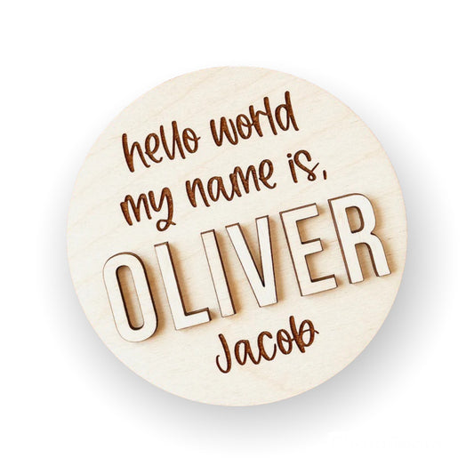 8" Hello World Sign