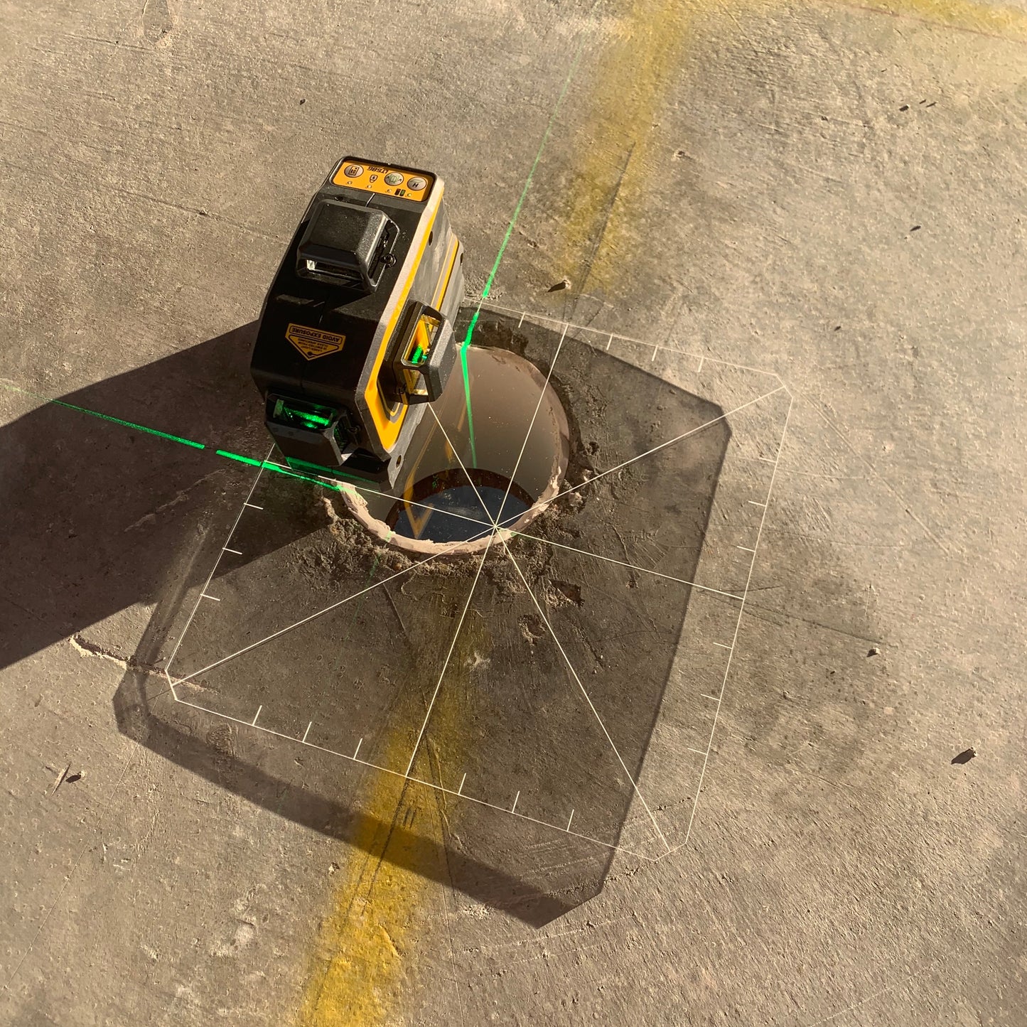 10" Plexiglass Survey Target 2