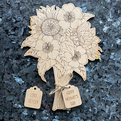 Mother’s Day Wood Bouquet